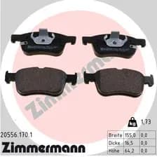 Klocki hamulcowe ZIMMERMANN 20556.170.1