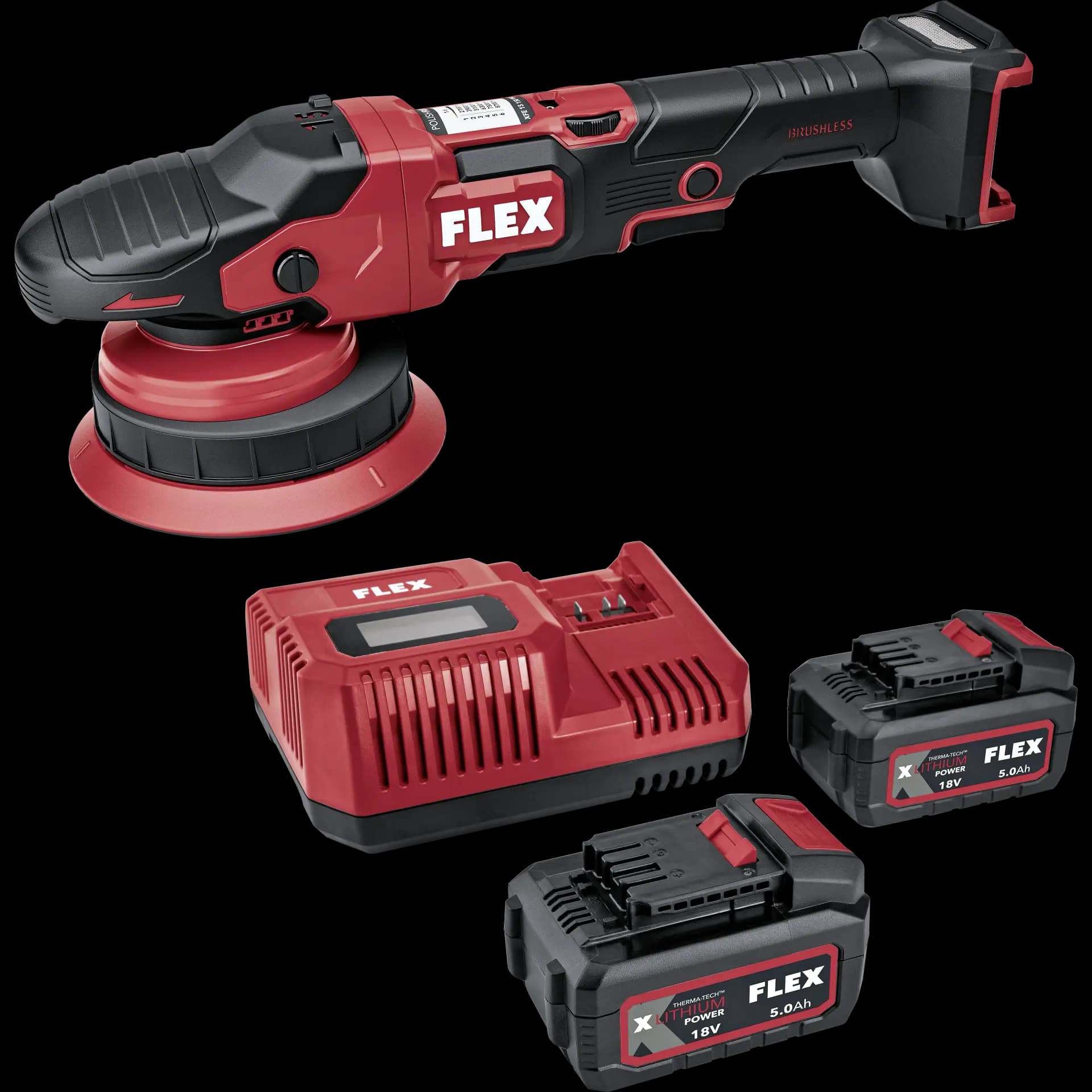 FLEX XFE 15 150 18-EC Set – akumulatorowa polerka mimośrodowa 18V NOWA WERSJA