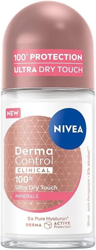 NIVEA Antyperspirant Derma Control Clinical Ultra Dry Touch w kulce 50 ml