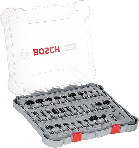 Bosch 30x Zestaw różnych frezów Pro, 30 szt. (do Miękkie drewno