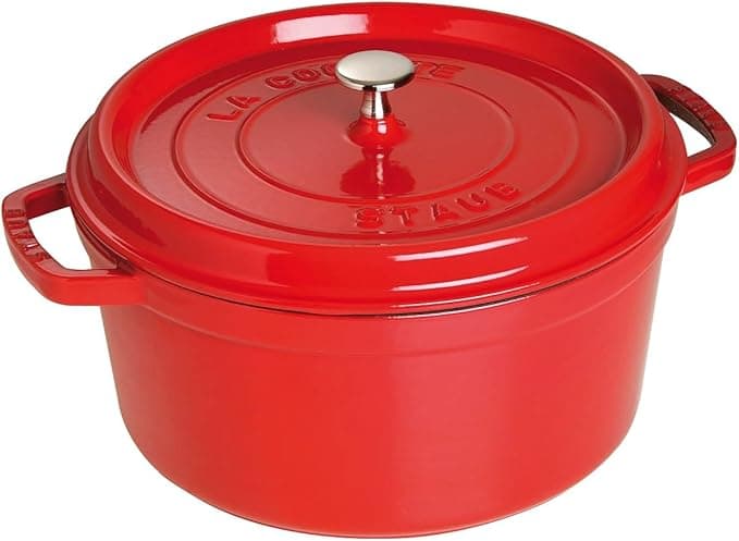 Staub Cocotte Rondel Żeliwny, Czerwony, 28 cm