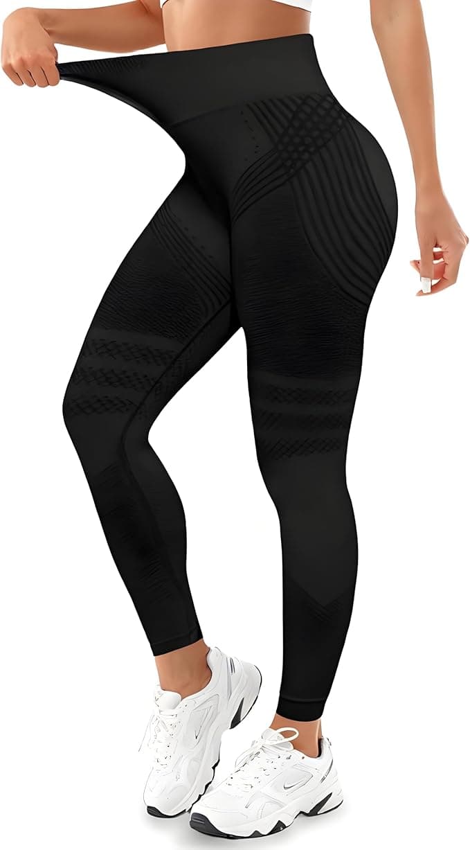 Legginsy antycellulitowe, damskie legginsy sportowe, długie, kompresyjne