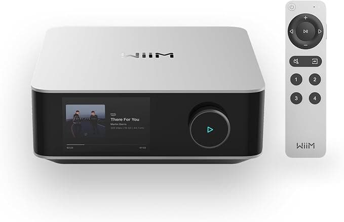 WiiM Amp Ultra z Voice Remote 2 | 100W Wzmacniacz Strumieniowy z DAC ESS ES9039Q2M&Podwójnymi Wzmacniaczami TI TPA3255 