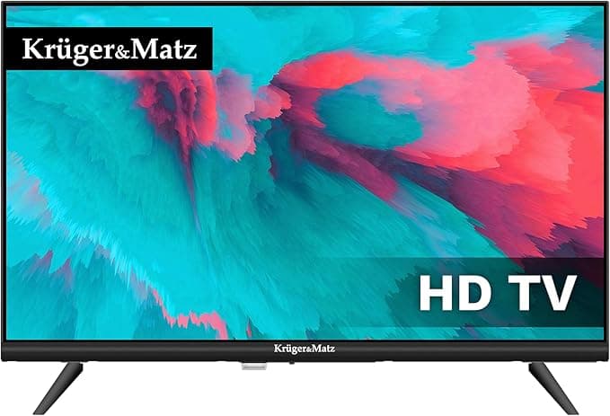 Kruger&Matz Telewizor 24" HD 60 Hz DVB-T2 H.265 HEVC 230/12V