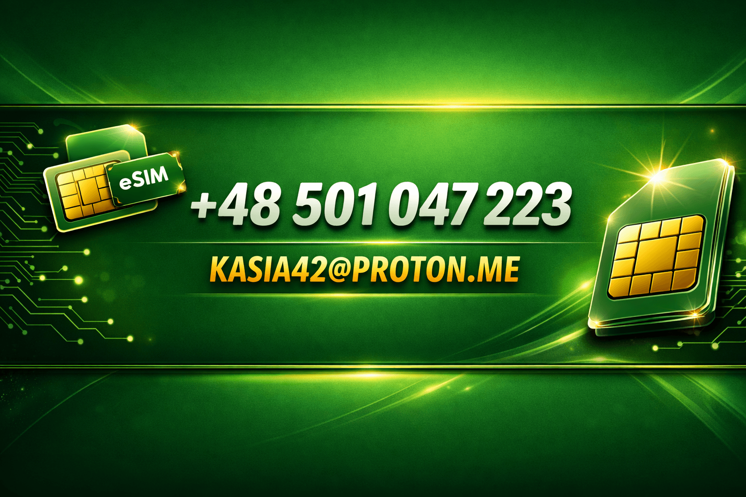 GOTOWE KARTY SIM / ESIM – ŚWIDNICA