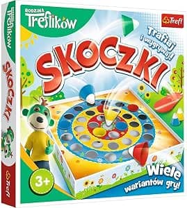 Trefl Skoczki Rodzinna Gra Zręcznościowa z Bohaterami Bajki Rodzina Treflików dla Dzieci Powyżej 3 Lat