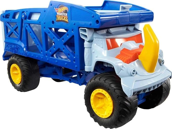 Hot Wheels Monster Trucks Rhino Rig transporter, duży pojazd