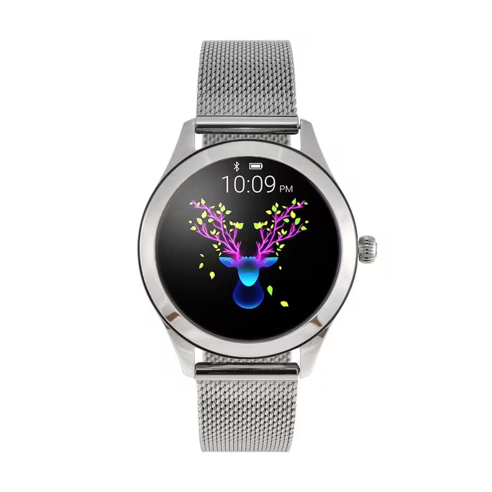 Smartwatch sportowy damski Watchmark WKW10 srebrny