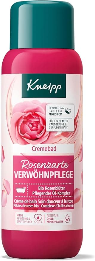 Kneipp Kremowa kąpiel z różami delikatna pielęgnacja 
