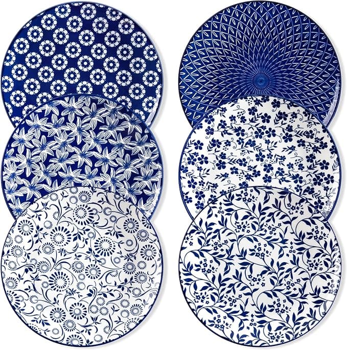 vancasso Selene zestaw 6 talerzy obiadowych, 26 cm