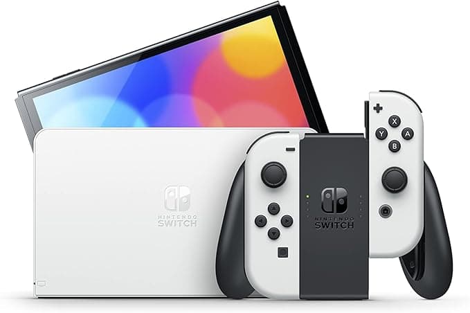 Nintendo Konsola Nintendo Switch, Biały/Czarny, 7"
