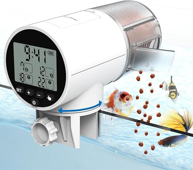 Automatic Fish Feeder with Digital Display