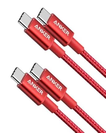 Anker kabel USB-C, zestaw 2 szt., nylon, 1 m, USB-C do USB-C