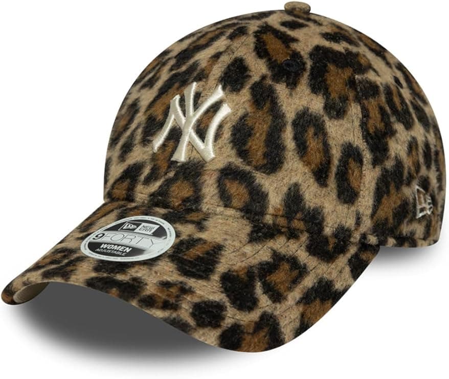 New Era 9Forty New York Yankees czapka damska, lampart, czapka damska